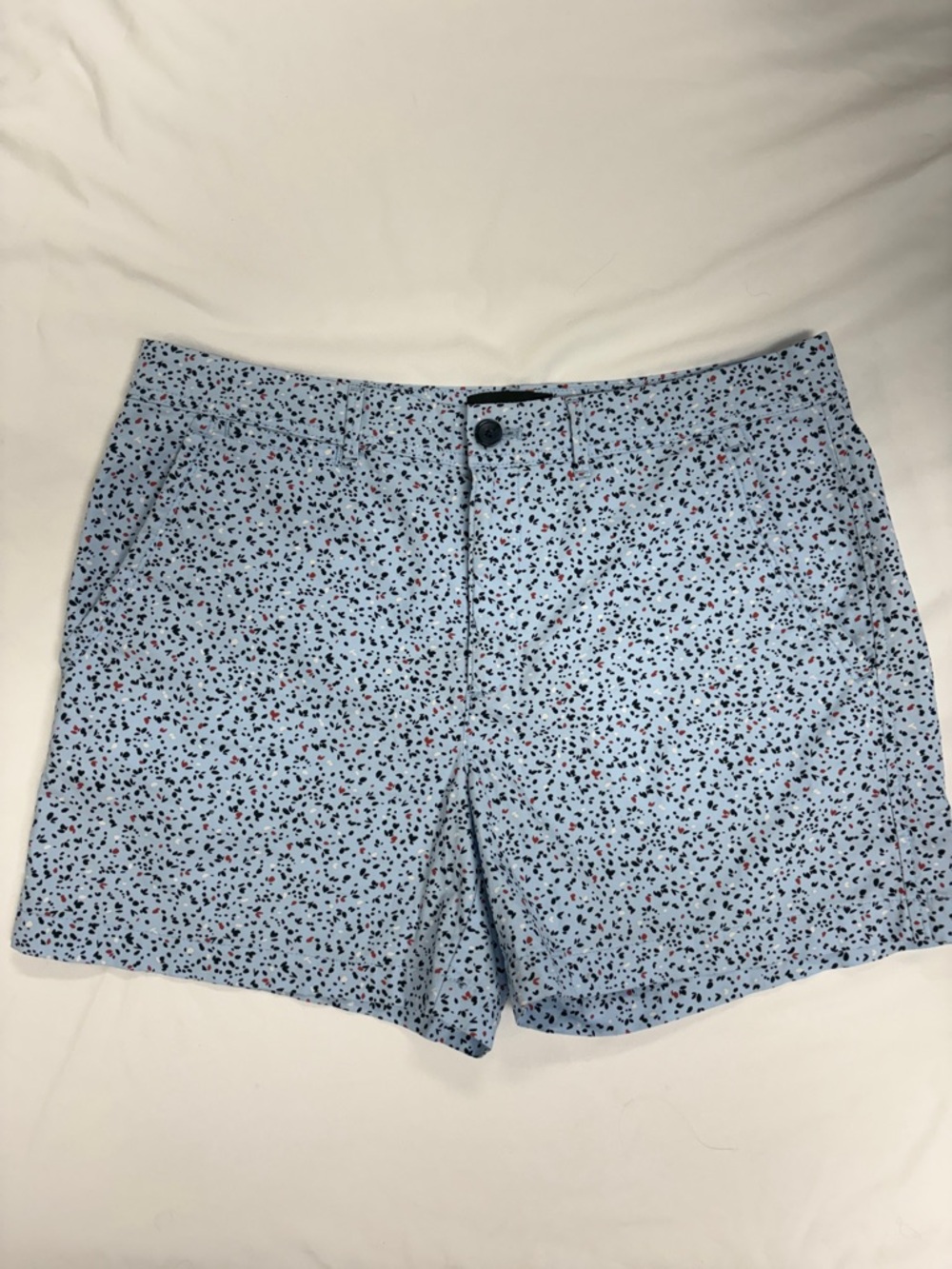 Banana Republic Light Blue Speckle Print Shorts